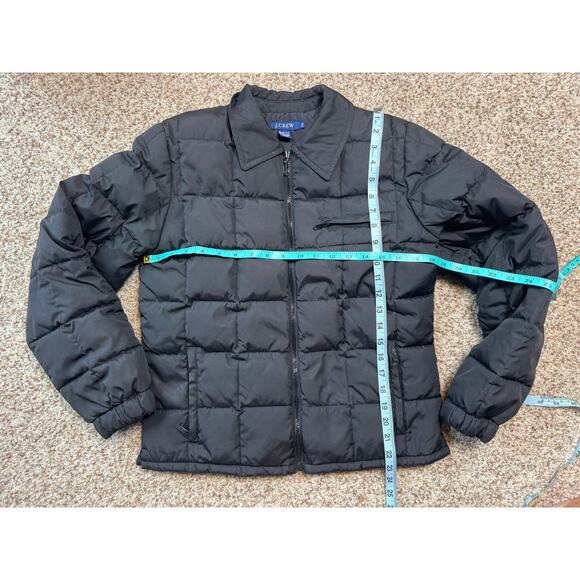 J. CREW Black, Down, lightweight Quilted Puffer Jacket/Coat, PS (Petite/Small) - Picture 5 of 12